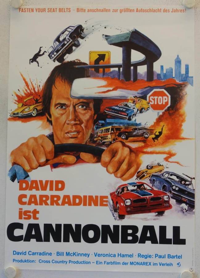 Cannonball originales deutsches Filmplakat